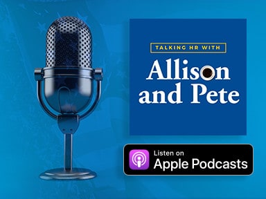 Talking HR With Allison and Pete Listen on Podcasts with Microphone
